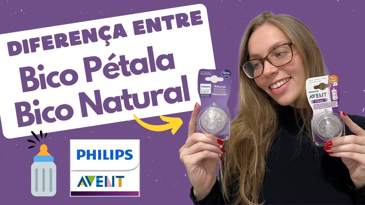 Bico Pétala e Bico Natural Avent qual a diferença? Novo Bico para Mamadeira Avent - Philips Avent