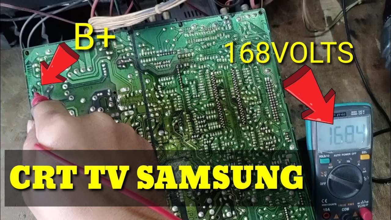 CRT TV SAMSUNG NO POWER FOR NEW B