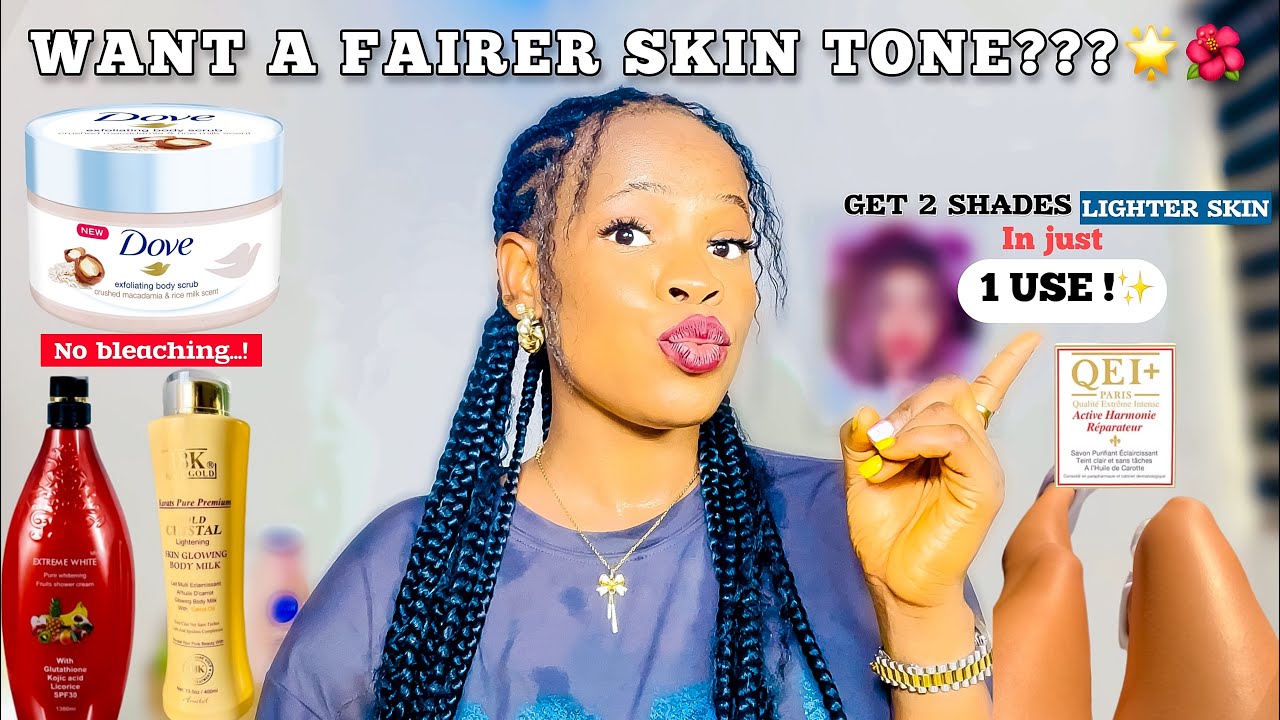 HOW TO BECOME FAIR | GET 2 SHADES LIGHTER SKIN IN JUST 1 USE +No bleaching! Extreme whitening Shower