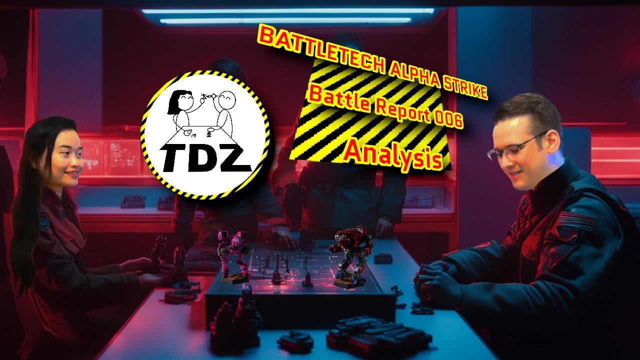 Analysis for BATTLETECH Alpha Strike Battle Report 006 - WAR ROOM EP006 ANALYSIS - TABLEDROPZONE