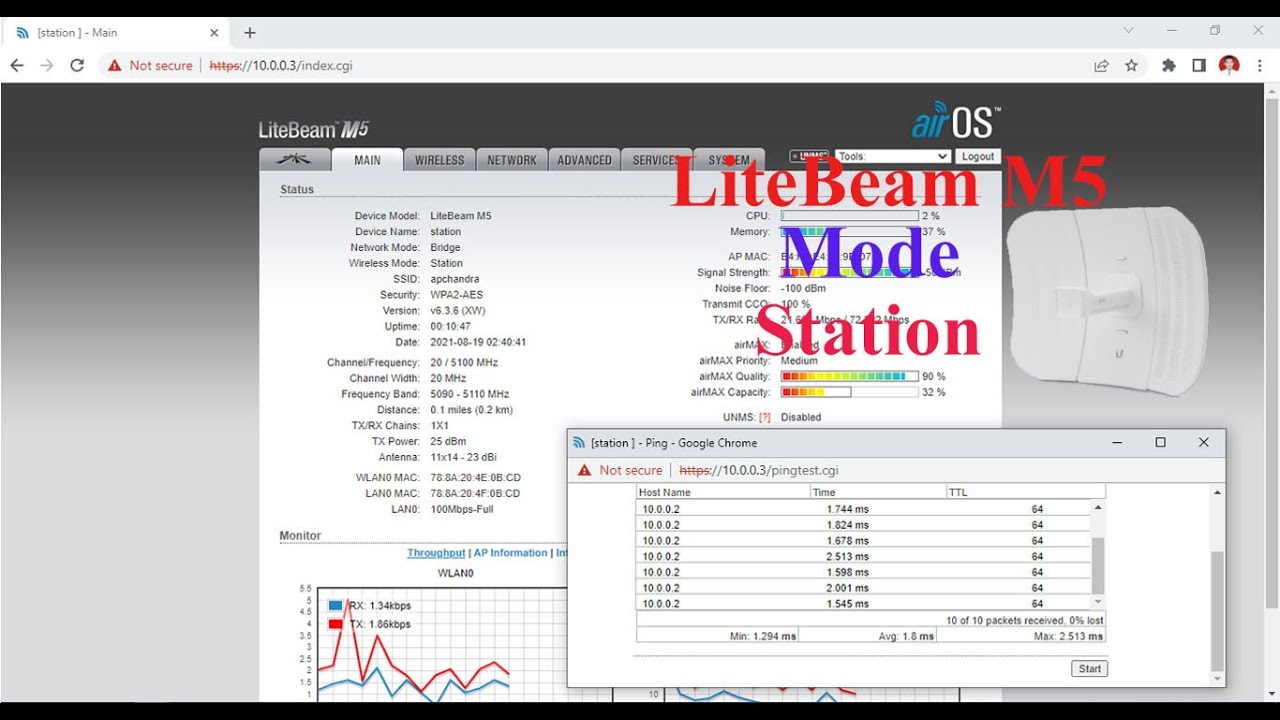 Cara Setting Ubiquity Litebeam M5 Sebagai Station (Client )