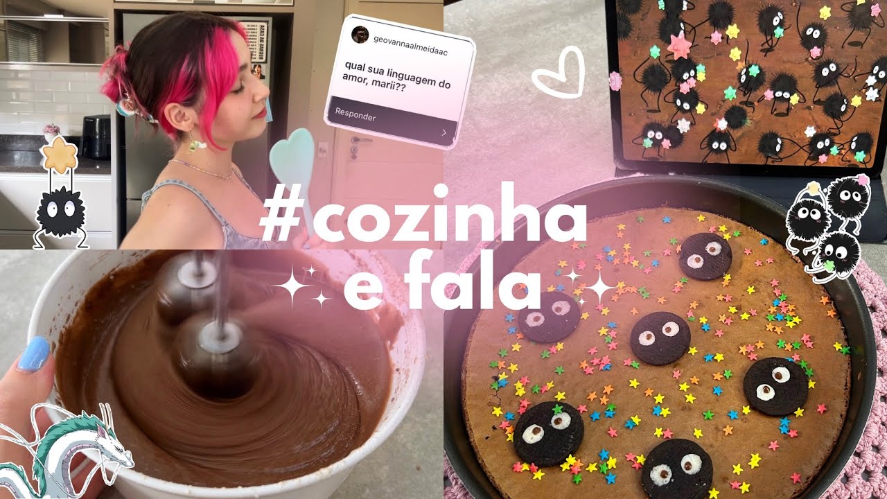 🍰 COZINHA e FALA | brownies do studio ghibli + respondendo perguntas!