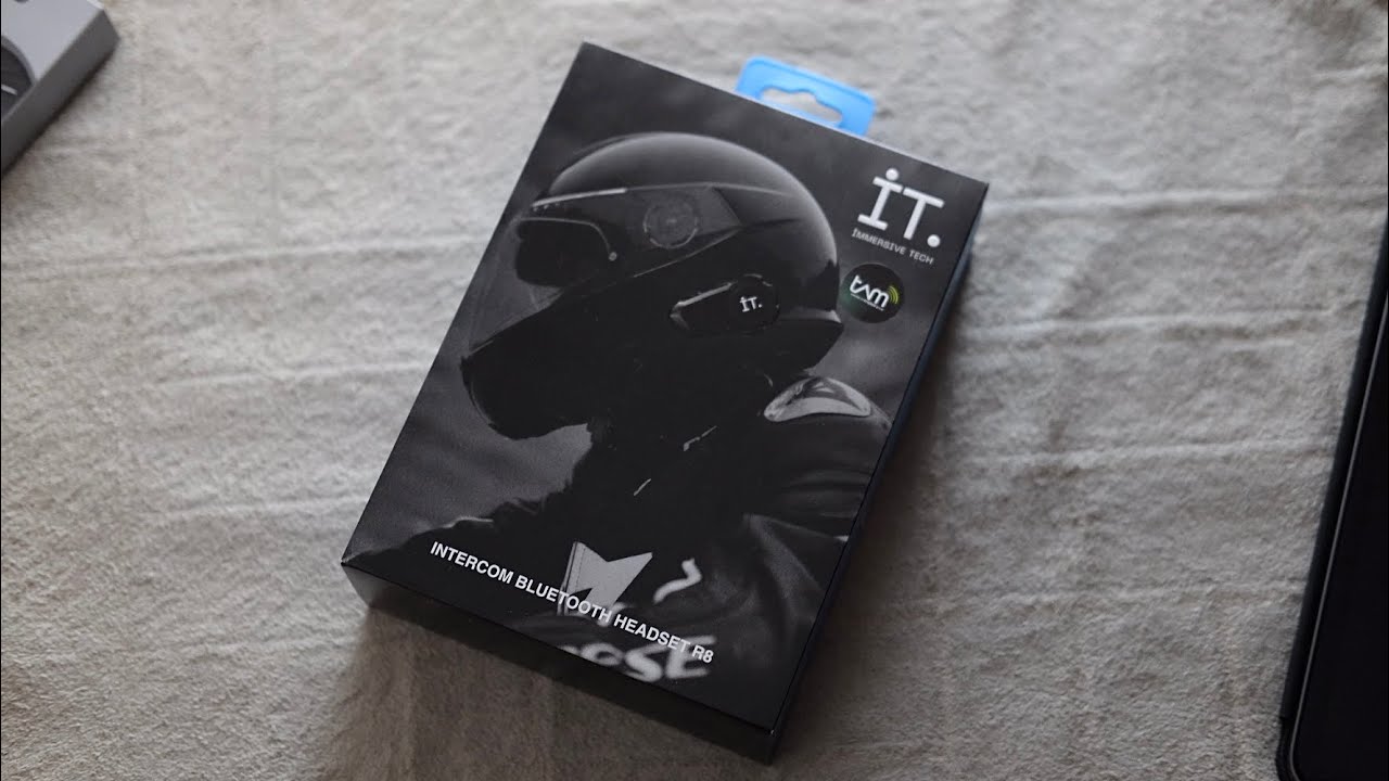 UNBOXING & REVIEW INTERCOM IT R8 DI KYT NFJ