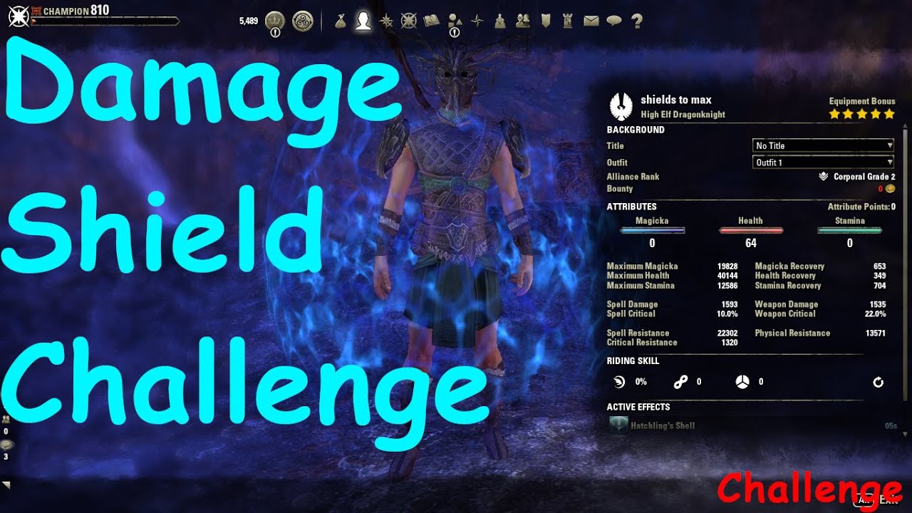 ESO:Damage shield challenge