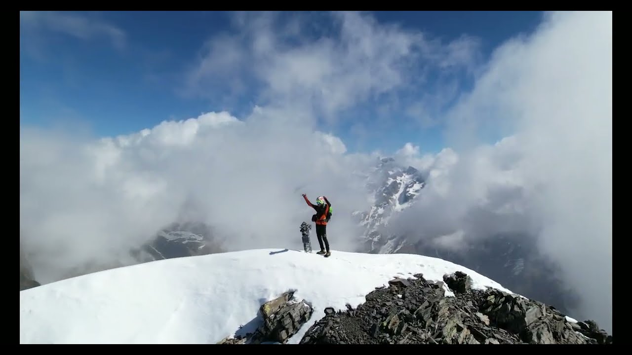 Pizzo Poris dal  canale  nord