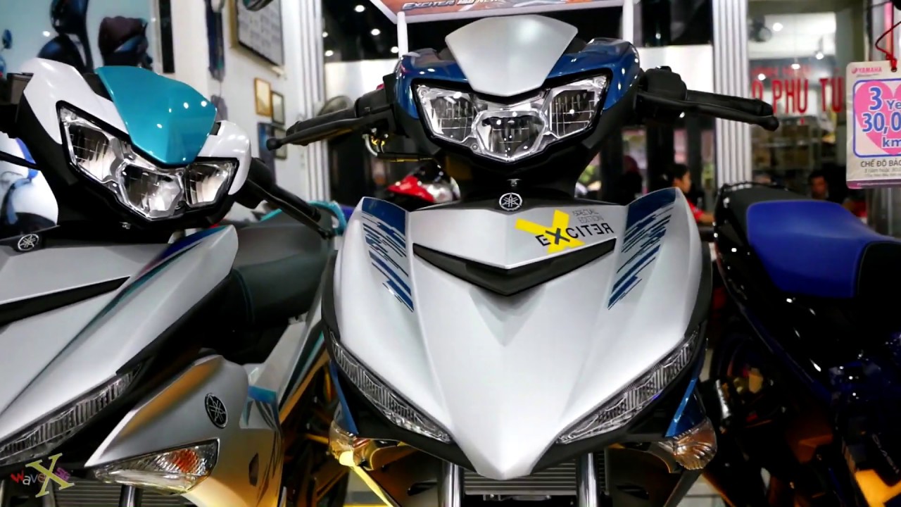 Yamaha Exciter 150i 2019 - Phi&ecirc;n bản giới hạn DAWN - Xanh Bạc Nh&aacute;m - Walkaround