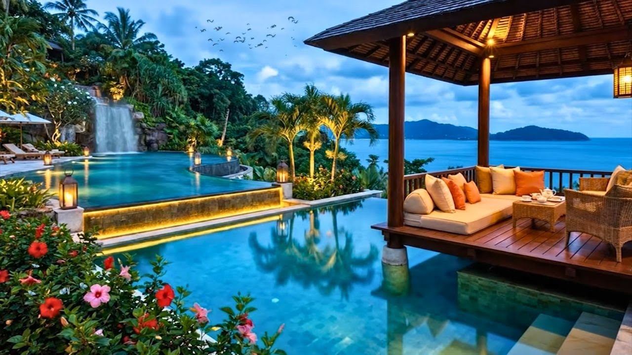 Serenity by the Waterfall - Cozy Resort Retreat with Peaceful Water Sounds