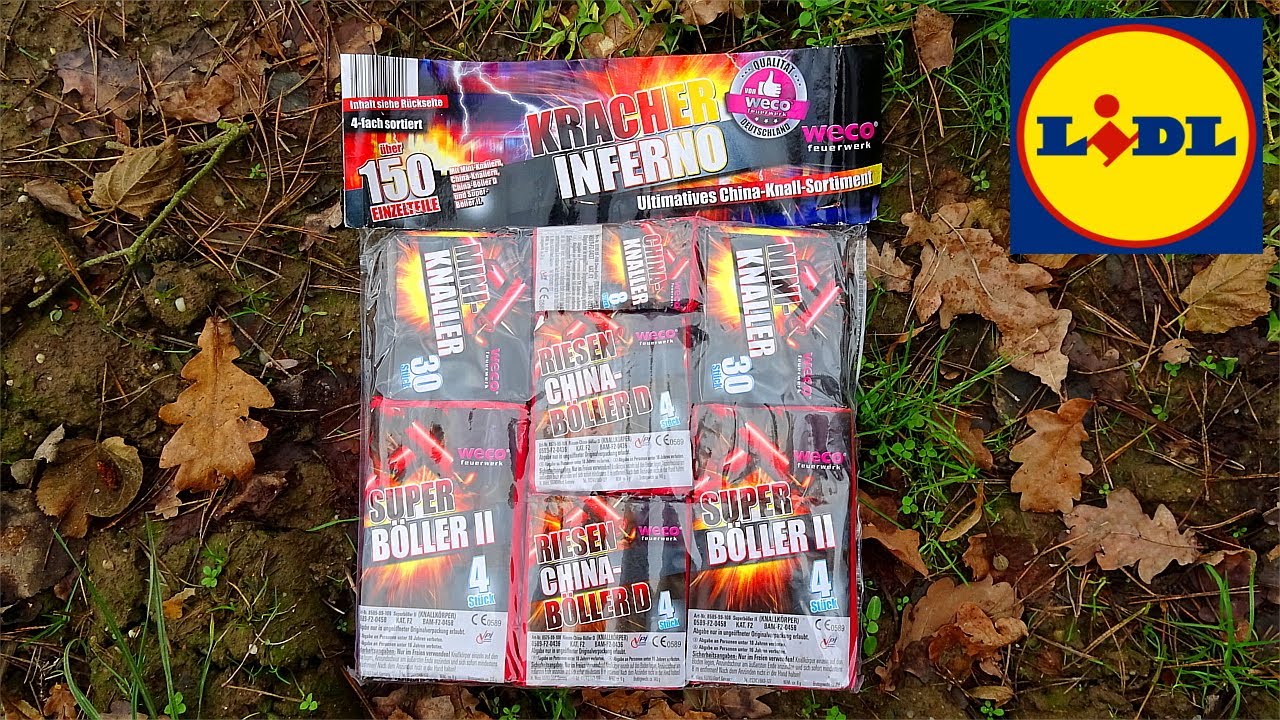 WECO KRACHER INFERNO | 4,99€ LIDL | Böllersortiment