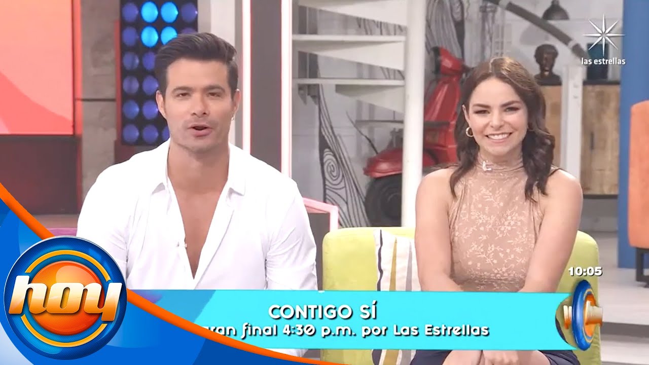 Alejandra Robles Gil y Brandon Peniche anuncian una gran sorpresa para el final de 'Contigo sí' |Hoy