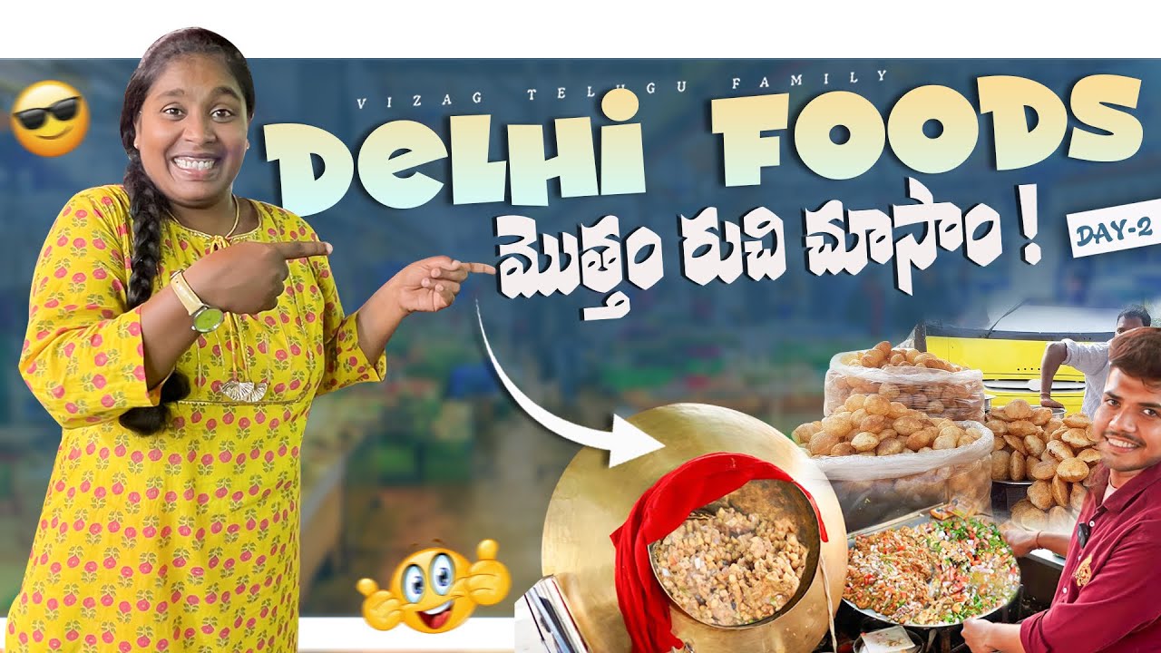 Delhi famous street Food || Delhi Agra Full Tour in telugu #telugutravelvideos #travel #delhi #food