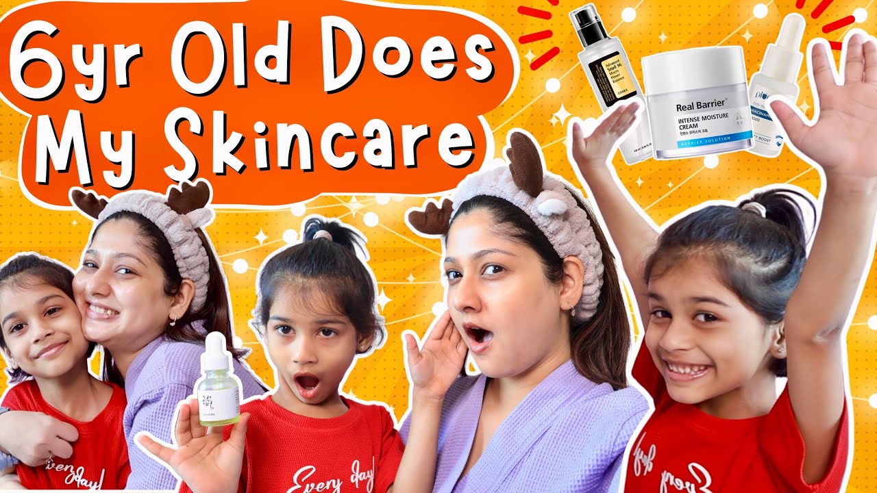 *OMG* My Niece Did My SKINCARE🤯 | Manasi Mau