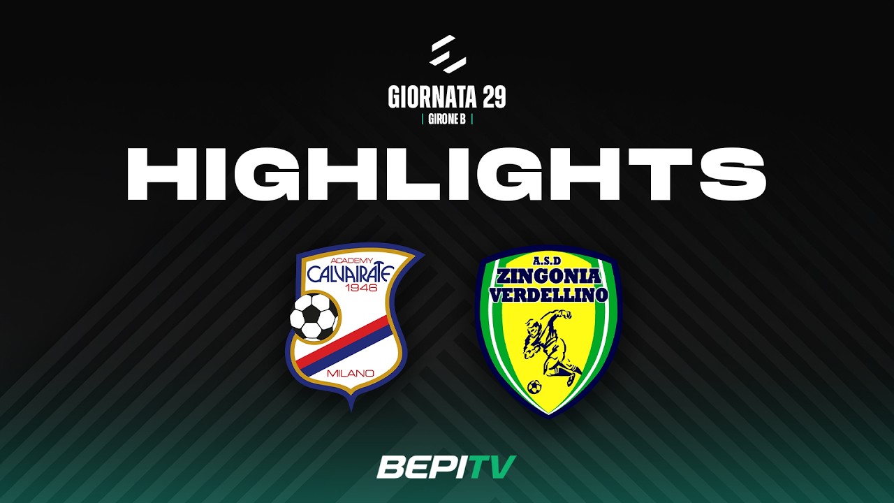 HIGHLIGHTS | Academy Calvairate-Zingonia Verdellino 1-1 | GIORNATA 29