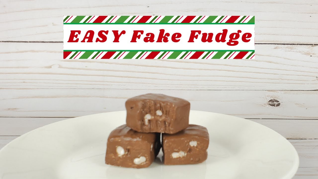 Fake Fudge That Looks REAL - Easy Holiday Craft Tutorial