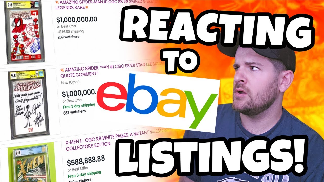 Reacting to eBay COMIC BOOK Listings!