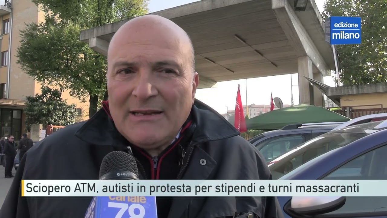 Milano, sciopero ATM: autisti in protesta per stipendi e turni massacranti