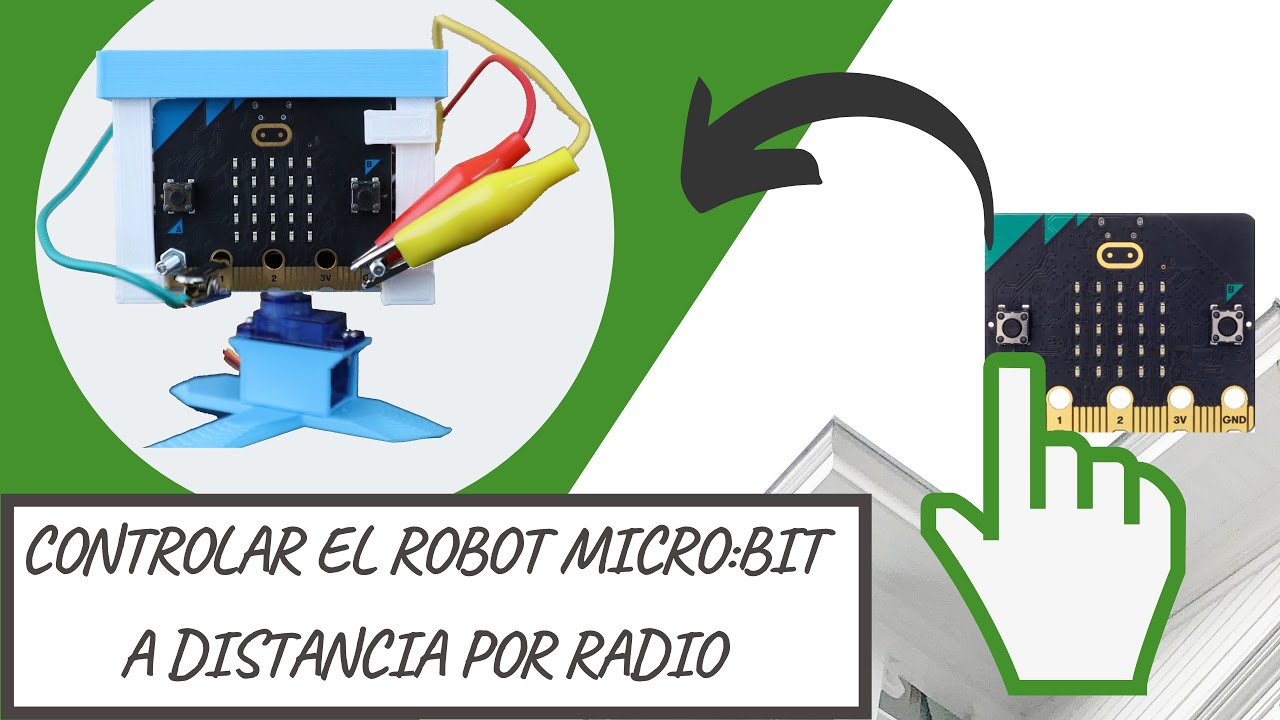 Cómo controlar el ROBOT MICROBIT por RADIO | MAKECODE