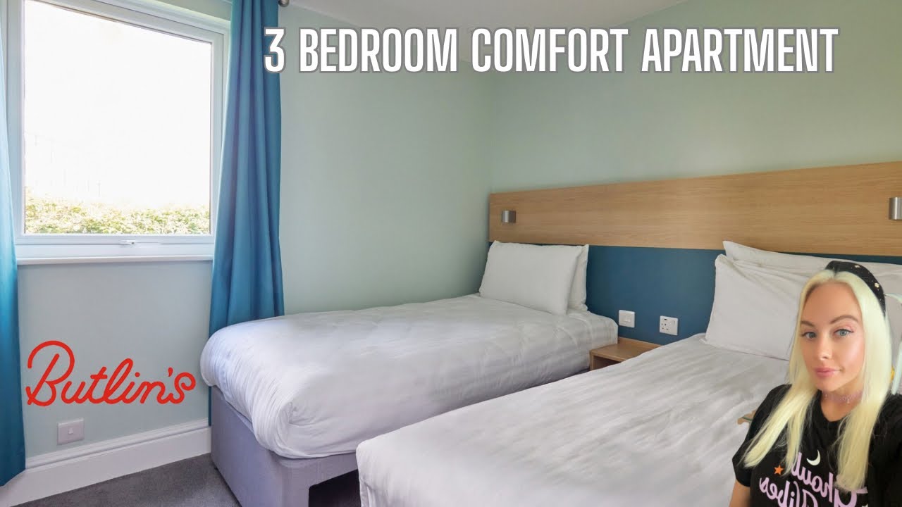 Экскурсия по апартаментам «Комфорт» Butlins Minehead с 3 спальнями