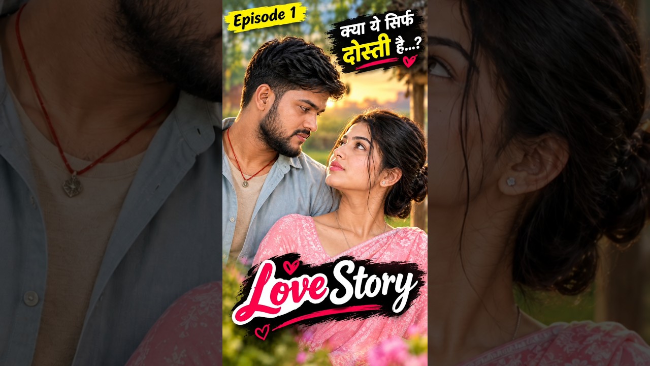 क्या ये सिर्फ दोस्ती है? ❤️ | Episode 1 | Zilmili & Nitish Love Story#youtubeshorts #lovestory