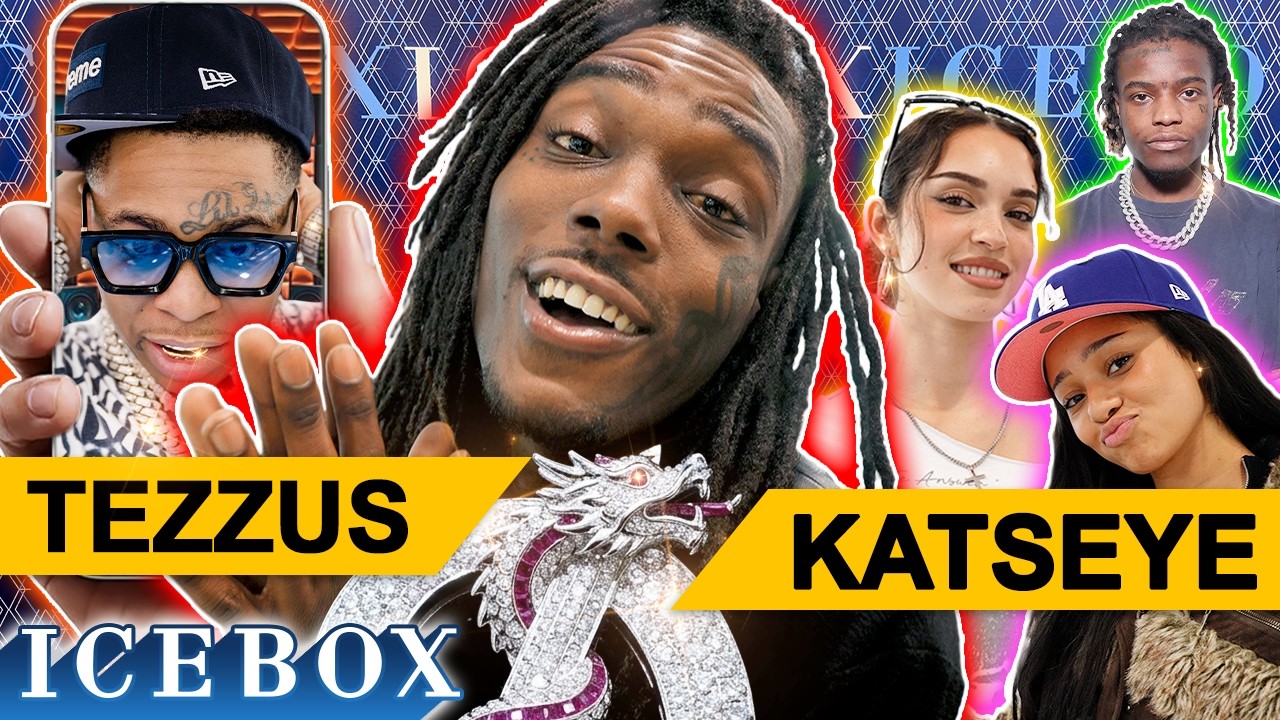 Tezzus Runs Into KATSEYE at Icebox!
