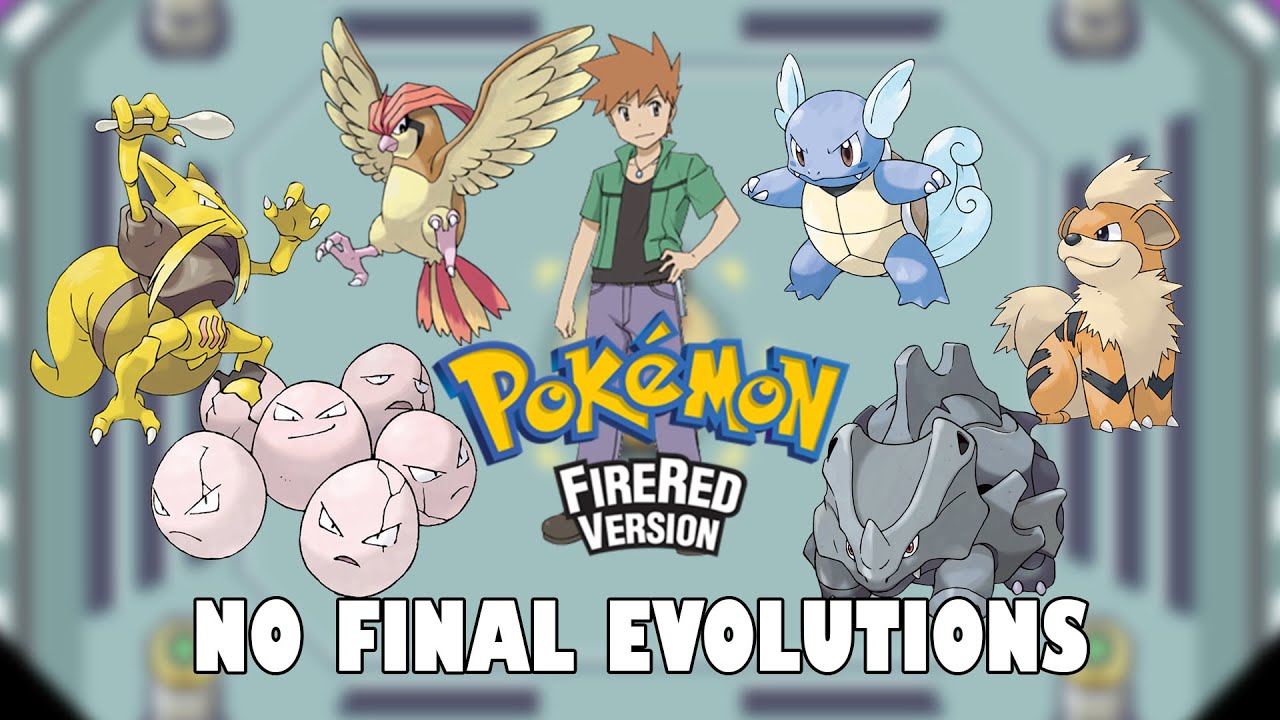 Can You Beat Pokemon FireRed With Blue's Team From Pokemon Origins BUT WITHOUT FINAL EVOLUTIONS?!