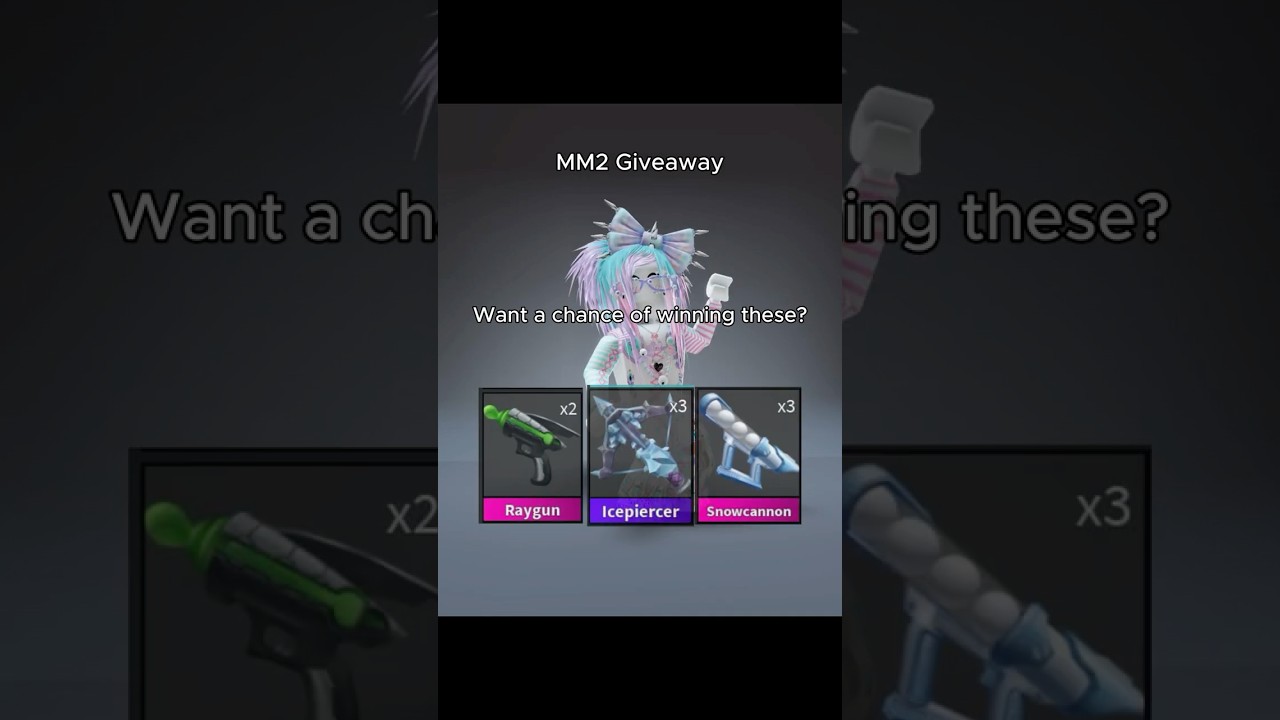 MM2 giveaway (Watch full video for all information!)  #alpha #roblox #mm2