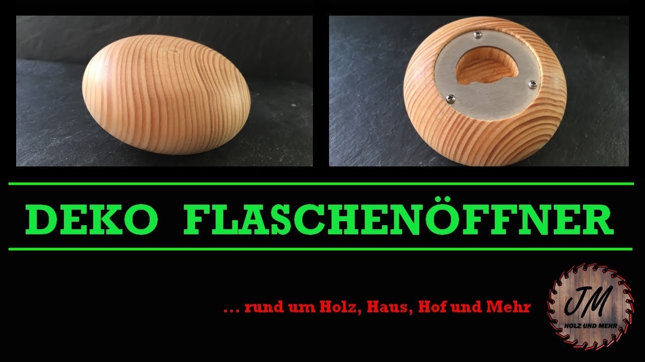 Flaschenöffner  Handschmeichler selber drechseln