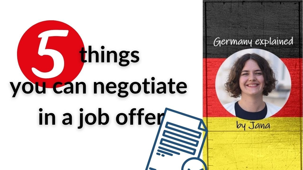 Job offer in Germany: Five things you can negotiate besides salary #HalloGermany