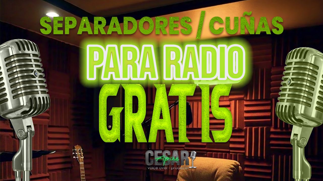CUÑAS PARA RADIO 🚀🎶 / GRATIS SIN NOMBRE