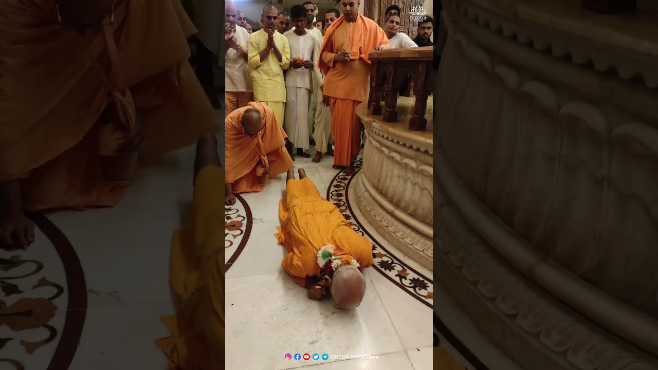 HH Lokanath Swami Maharaj Visits @ISKCONNVCCPune  on 6th July 2023