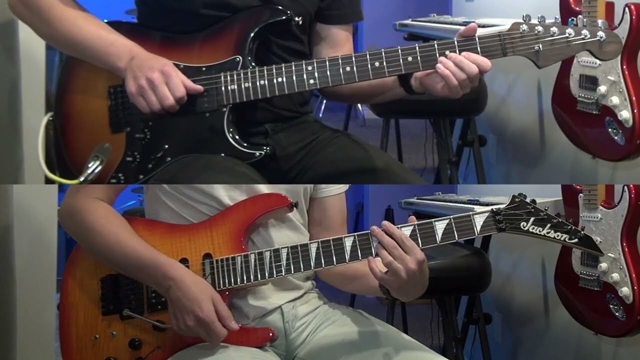 Air - J.S Bach - Electric Guitar Duet - Sam Coulson