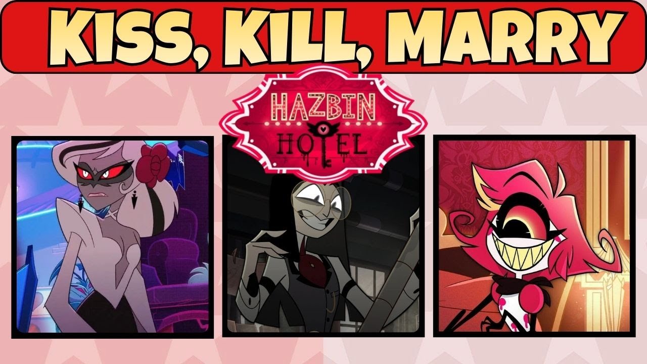 🔮Kiss, Kill, Marry Hazbin Hotel Gender Mix - Trivia Challenge