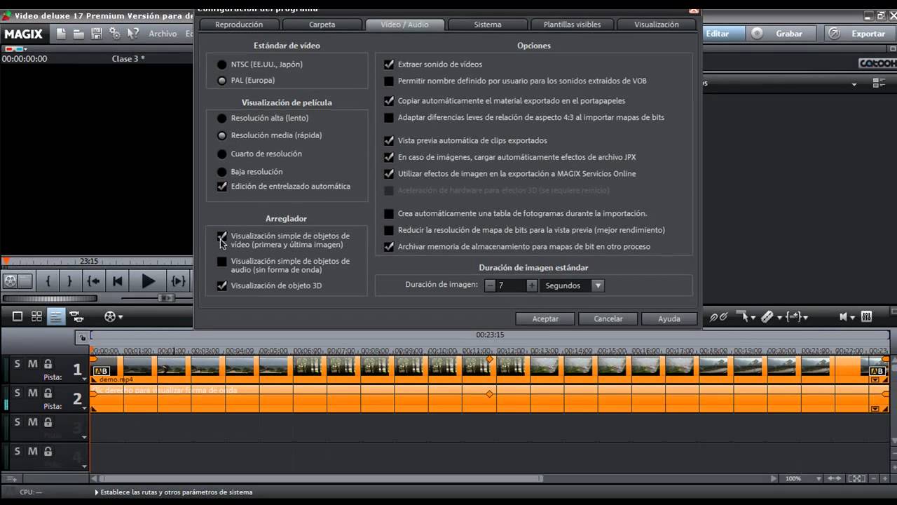Magix Video Deluxe (Lección 3)
