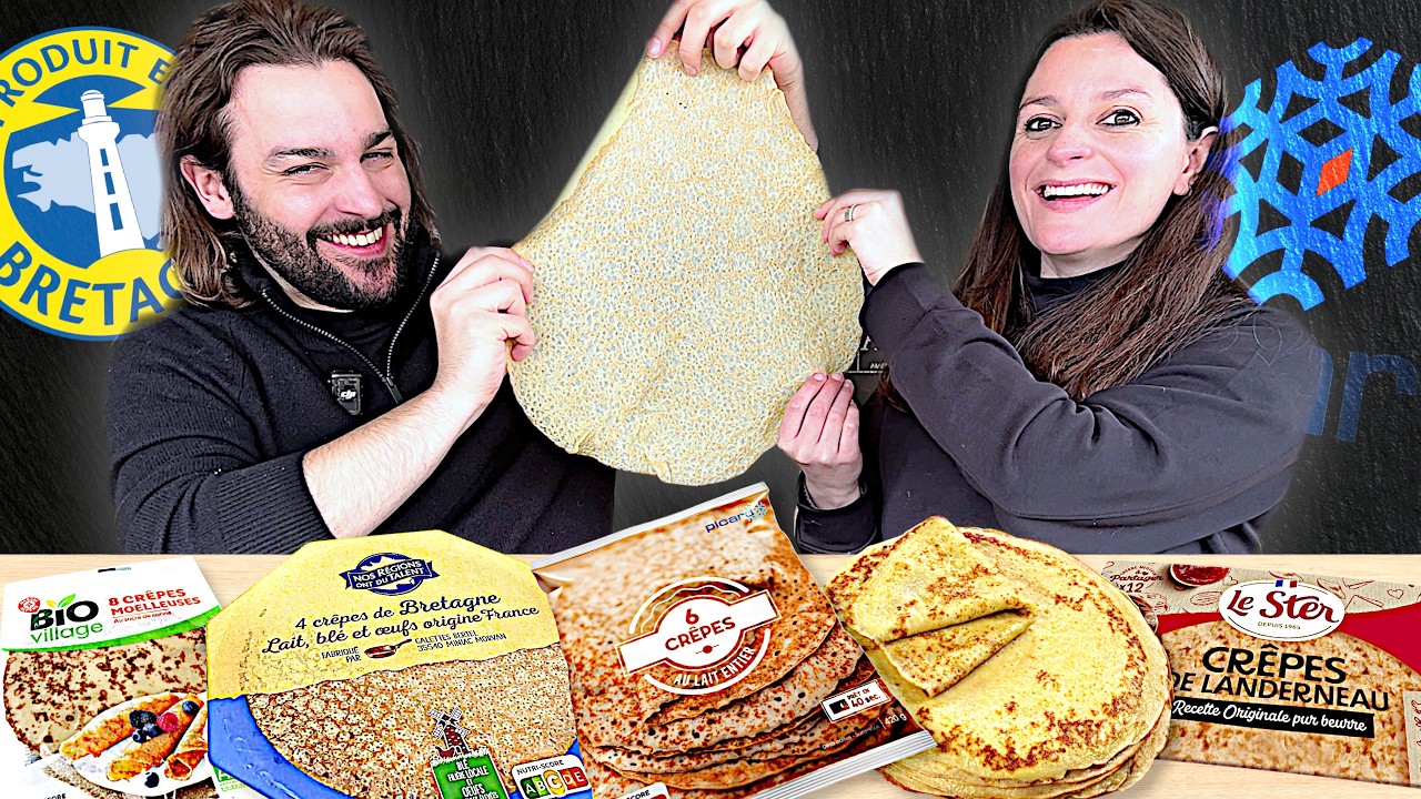 Quelle sera la Meilleure CRÊPE ? ( Surgelées , Supermarché et Maison )