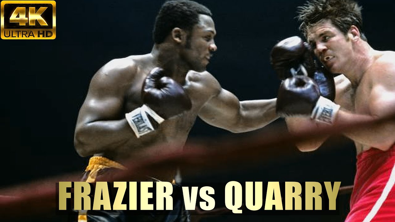 Joe Frazier vs Jerry Quarry | KNOCKOUT Boxing Fight | 4K Ultra HD 