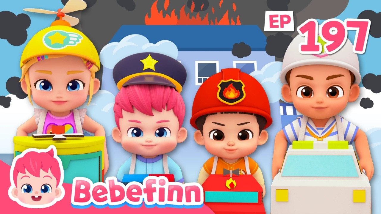 Super Hero TeamㅣEP197ㅣSong for KidsㅣBebefinn Nursery Rhymes