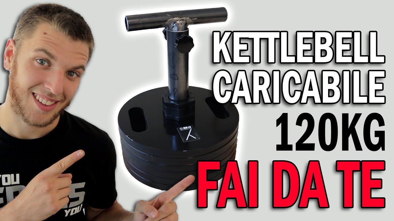 Come Costruire una KETTLEBELL CARICABILE per Swing - Home Gym FAI DA TE