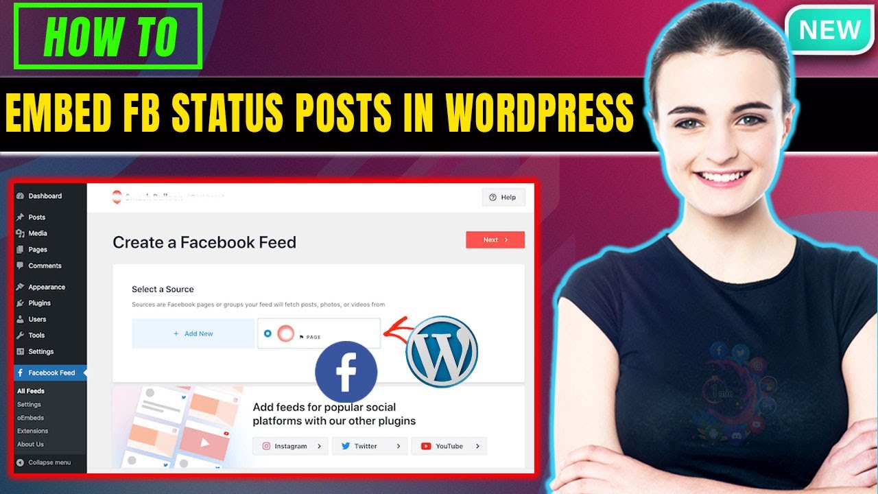 How to Embed Facebook Status Posts in WordPress 2026 | Facebook feed for wordpress