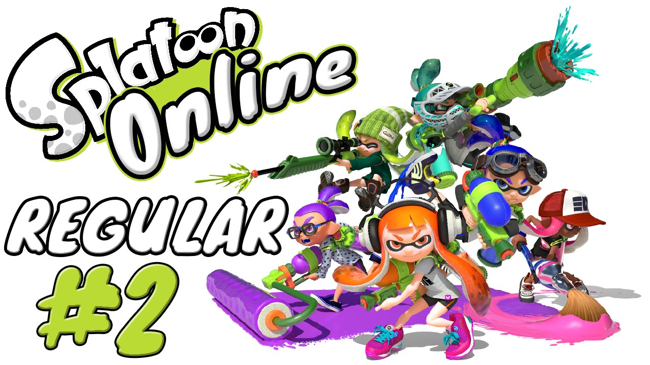 SPLATOON!! Online Regular Matches #2 (LVL 6-8)