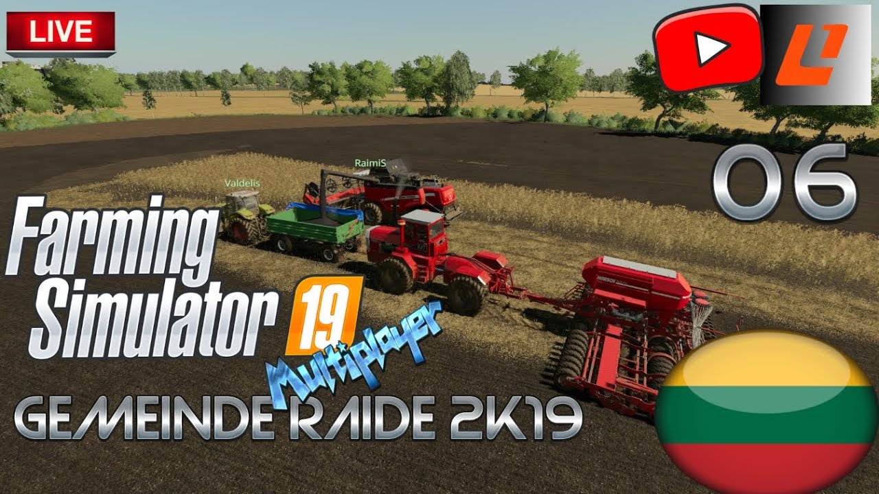 Gemeinde Raide 2k19.FS19.multiplayer ep06
