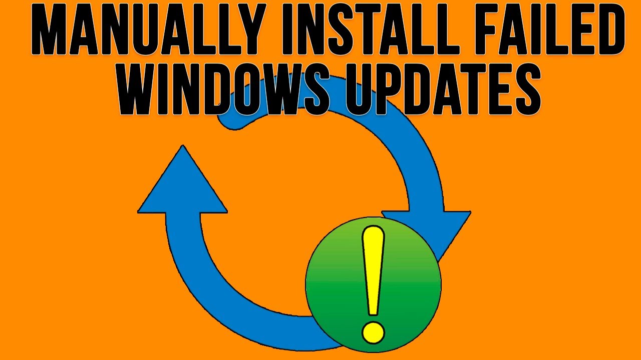 How to Manually Install Windows Updates if They Won't Install Automatically