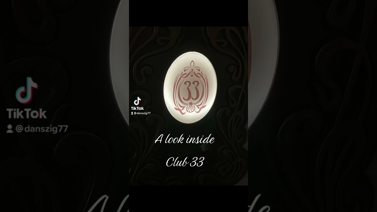 A Look Inside of Club 33
