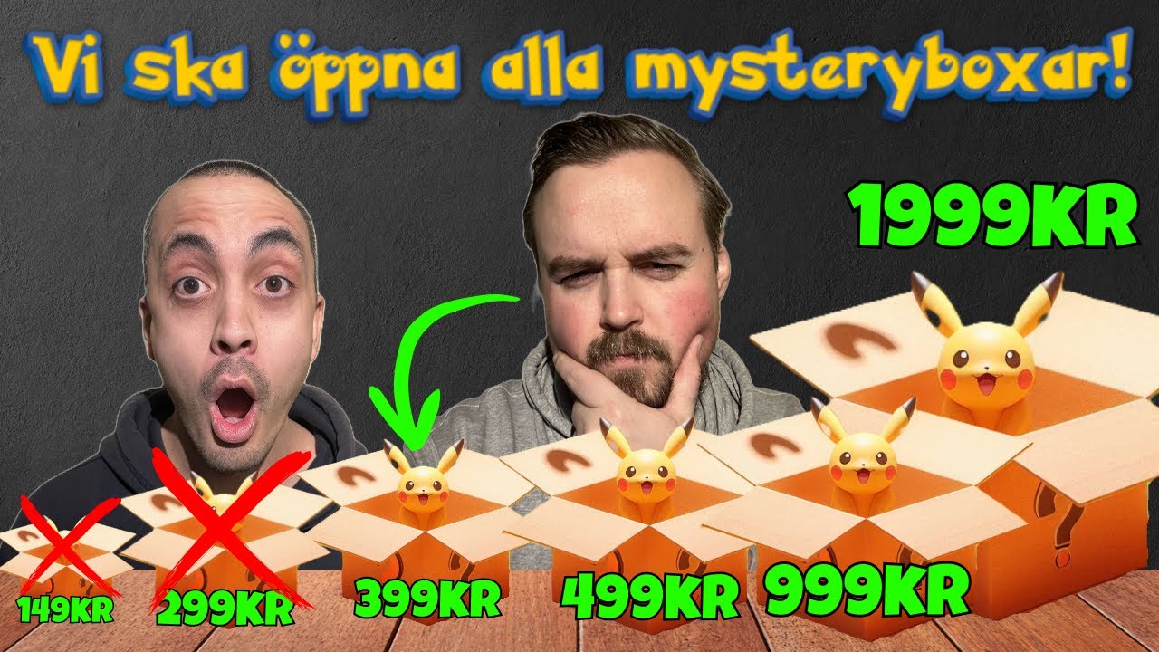 Vi ska öppna ALLA Mysteryboxar, vem av oss får bäst box?