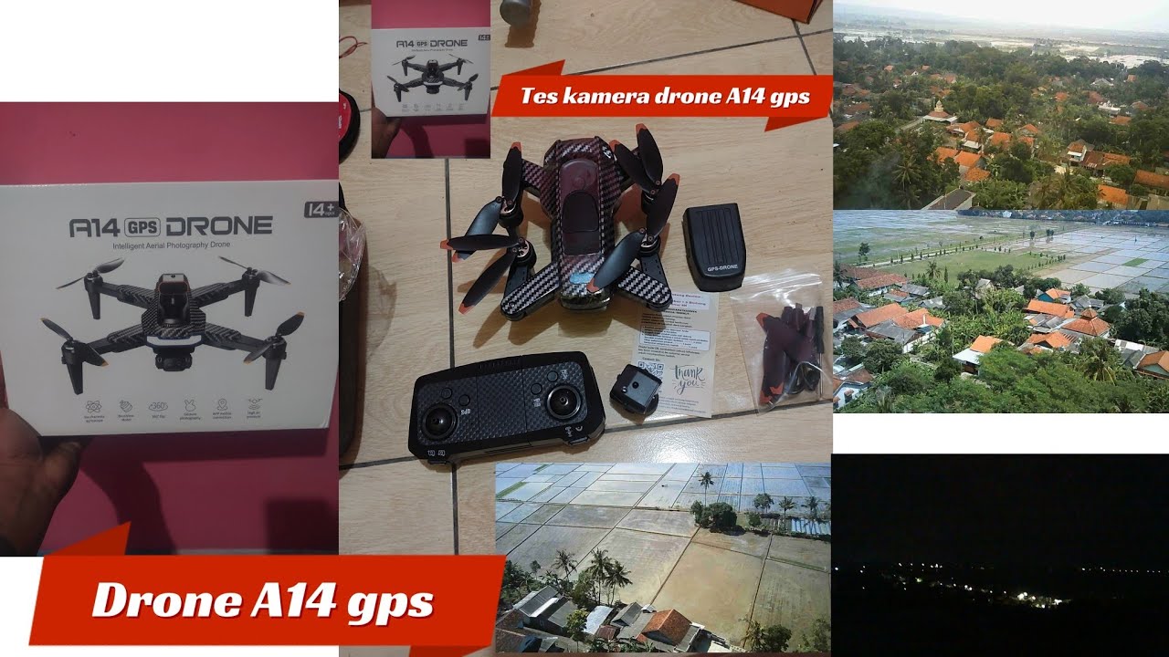 Tes kamera drone A14 gps