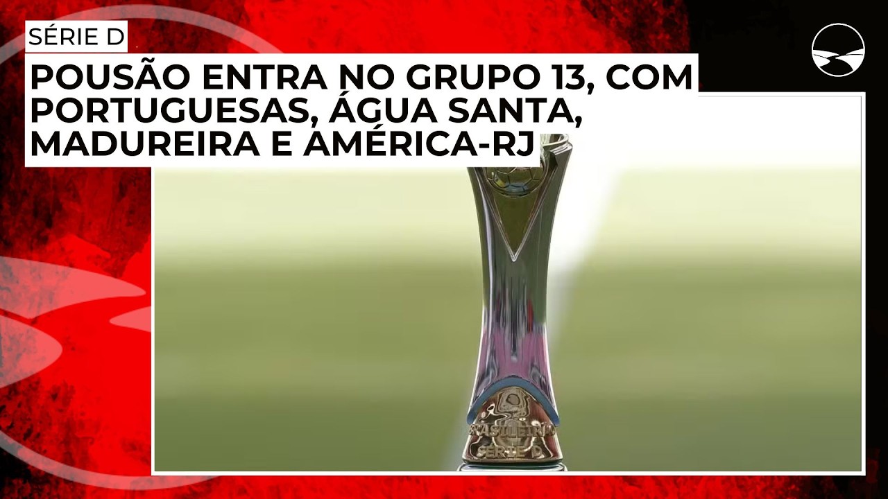 Série D: Pousão entra no grupo 13, com Portuguesas, Água Santa, Madureira e América-RJ