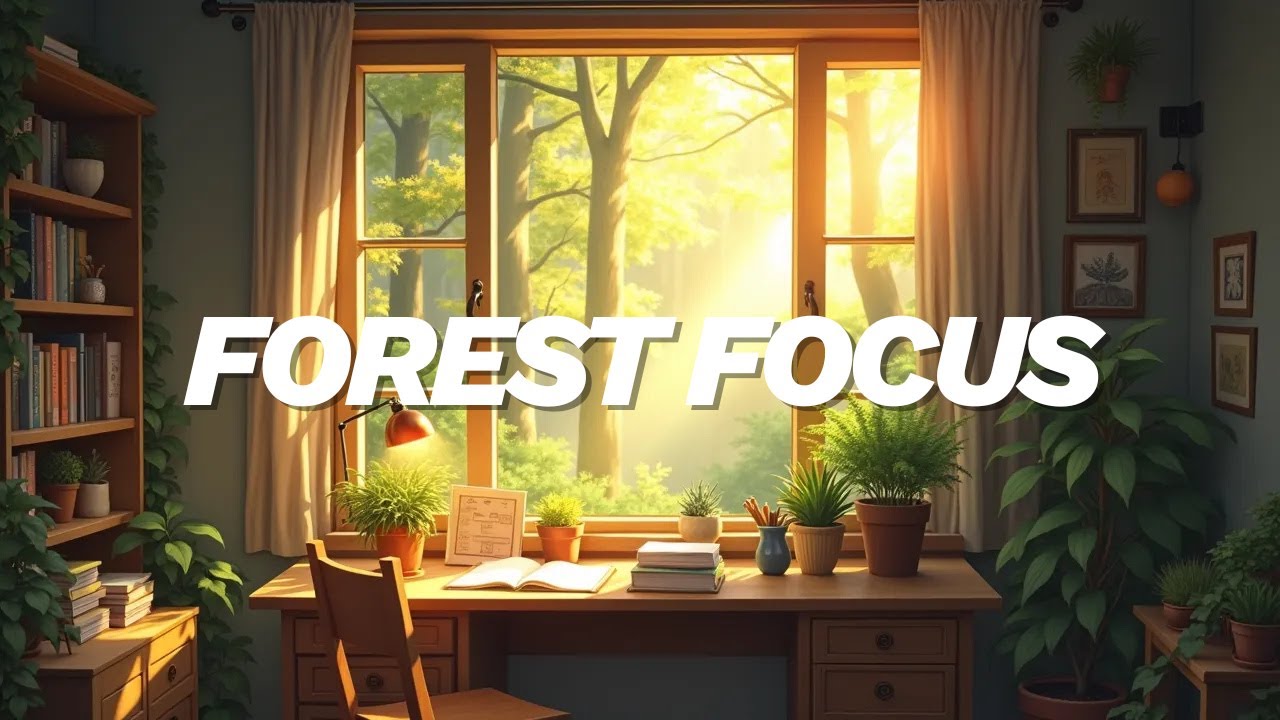 Deep Forest Ambient Lofi for Focus & Calm | No Lyrics, Nature Vibes (55 Mins)