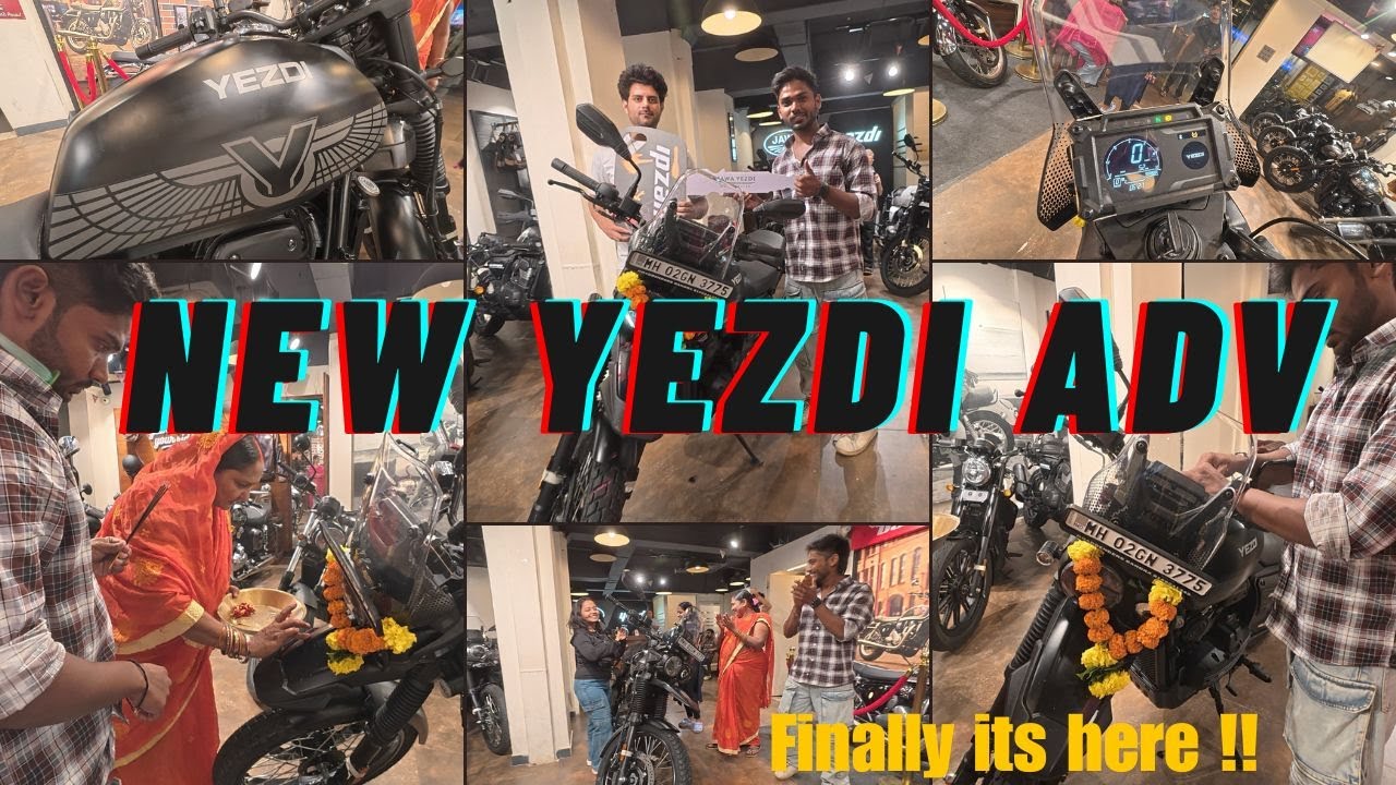 Taking Delivery of my New Bike Yezdi Adventure 2025 on my Birthday