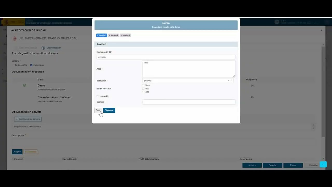 UD: Enviar solicitud a la Comisión de Docencia - Tutorial ODISEA-SOLACRED