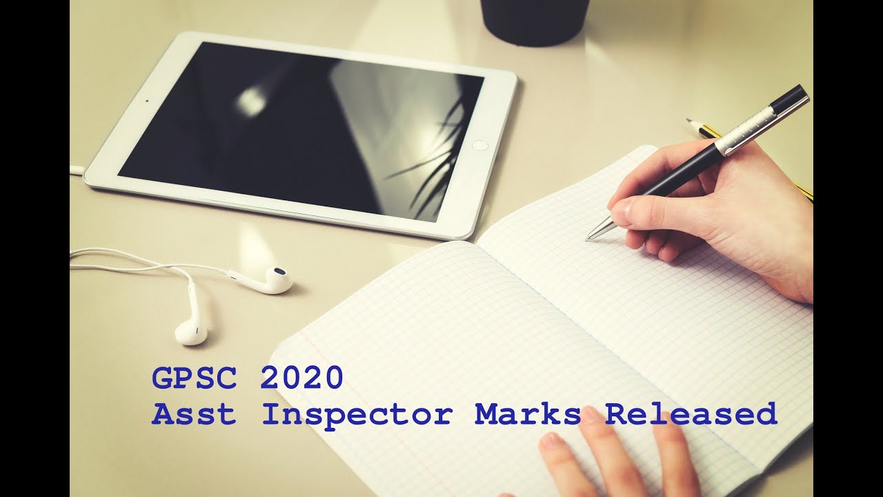 GPSC 2020 &ndash; Asst Inspector Marks Released