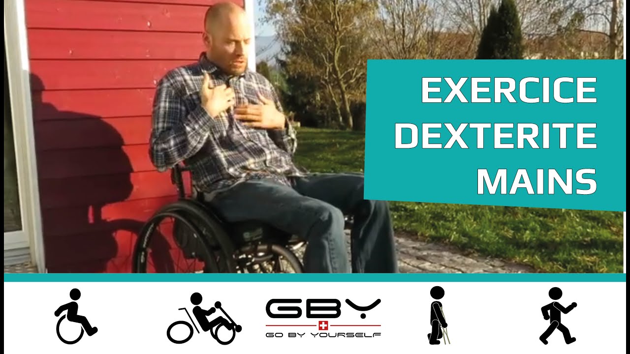 GBY SWISS - [TUTO] Exercices pour développer la dextérité des mains d'un tétraplégique GBY