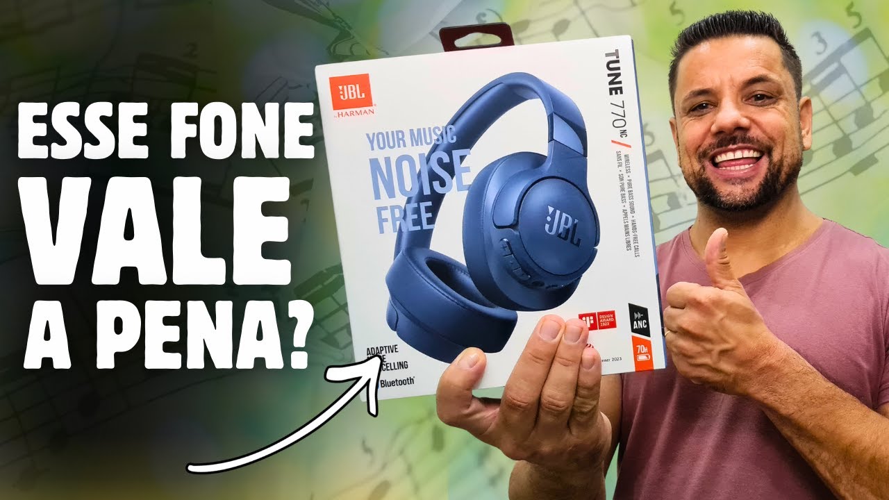 VALE O PREÇO? 🏷️ Unboxing e Primeiras Impressões do Fone de Ouvido JBL 770NC com ANC